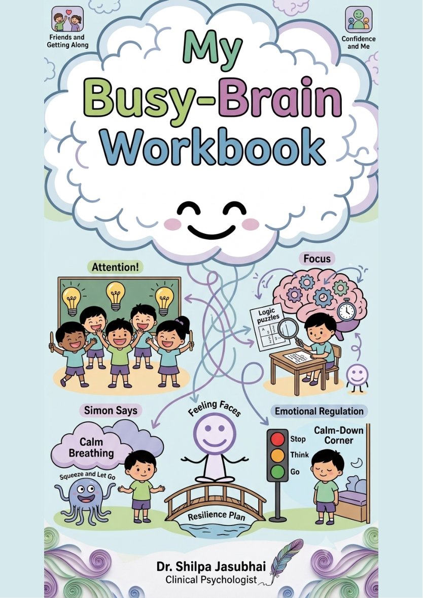 My Busy Brain Workbook cover